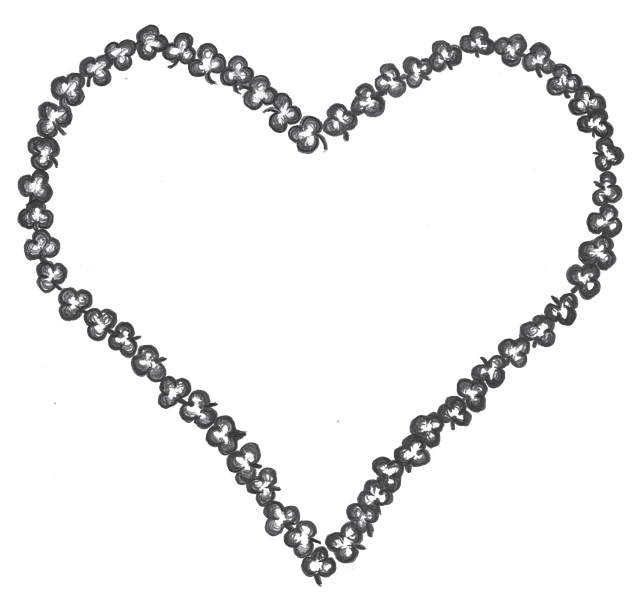 Free heart luck valentine's day vector