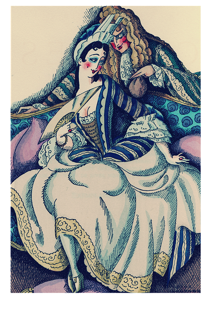 Free Painting Gerda illustration and picture