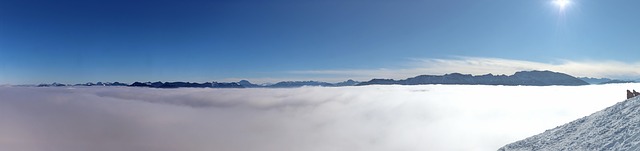 Berge, Winter, Natur, Draußen, Wanderung