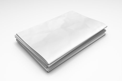 Zeitschrift, Zeitung, Papier Stapeln