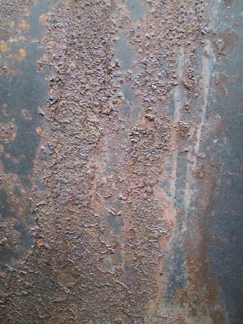 Rostiges Metallmuster, Alte Metallplatte