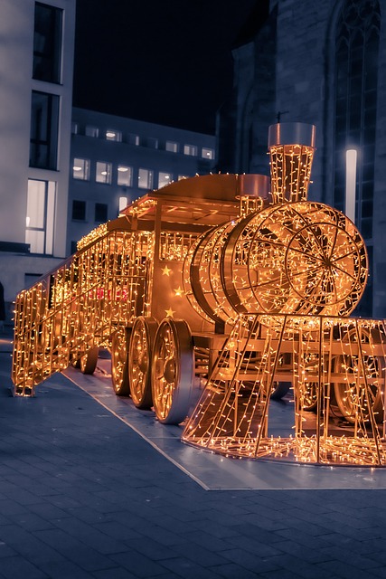 Free Train Christmas Market photo and picture