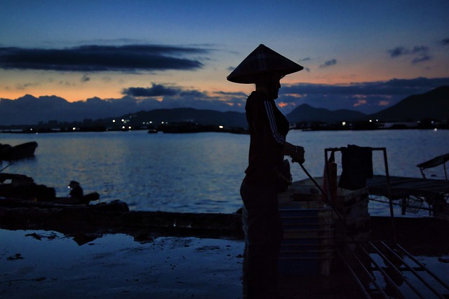 Zonsopkomst, Vissers, Boot, Vissersboot