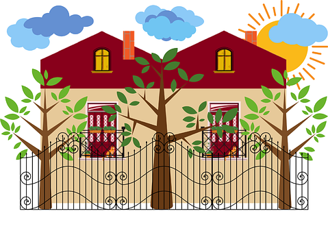 Free Spring House illustration and picture