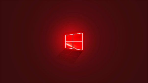 Microsoft, Janelas, Vermelho, 10, Bela