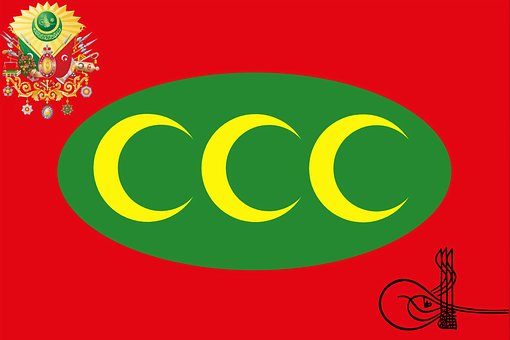 Otomano, Imperio, Bandera, Banderas