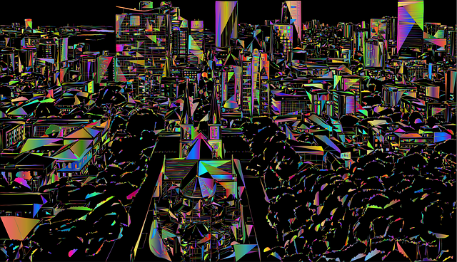Free city art saigon illustration