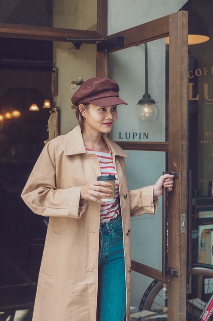 Kvinde, Cafe, Kaffe, Mode