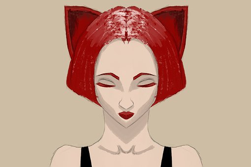 Free Woman Face illustration and picture
