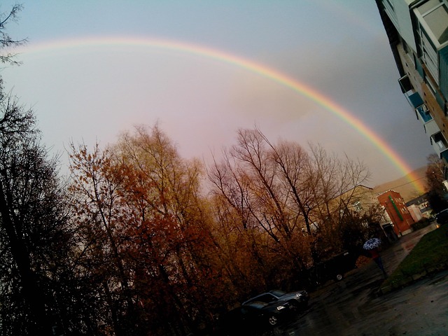 Free Rainbow In The City Rainbow photo and picture