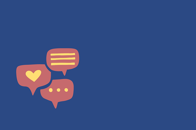 Free marketing social media communication illustration