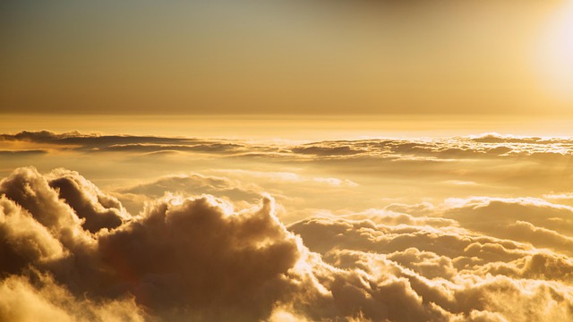 Nuvens, Céu, Pôr Do Sol, Panorama