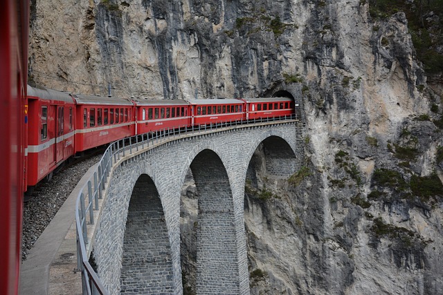 Comboio, Ponte, Viajar Por, Transporte