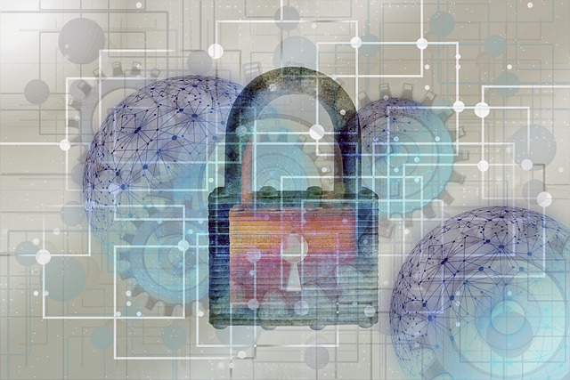 Free security lock circuits illustration