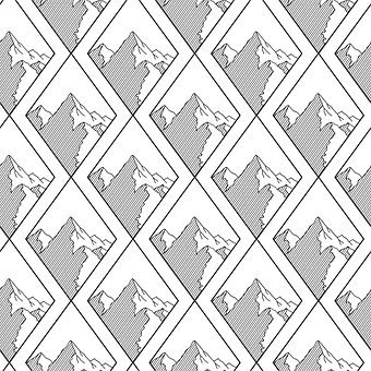Free Mountains Pattern vector and picture