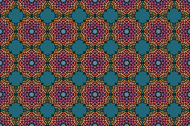 Free floral pattern tile pattern vintage tile pattern illustration