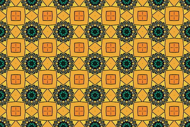 Download free HD stock image of Floral Pattern Tile Pattern Free floral pattern tile pattern vintage tile pattern illustration