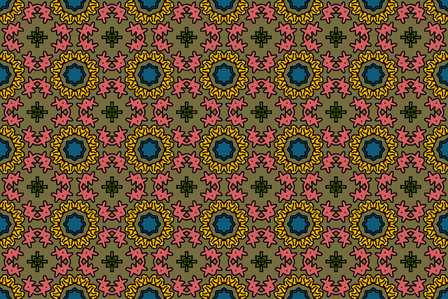 Free floral pattern tile pattern vintage tile pattern illustration