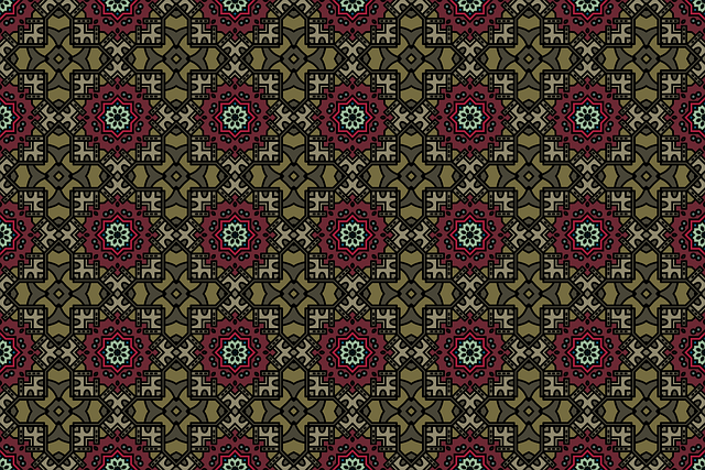Free floral pattern tile pattern vintage tile pattern illustration