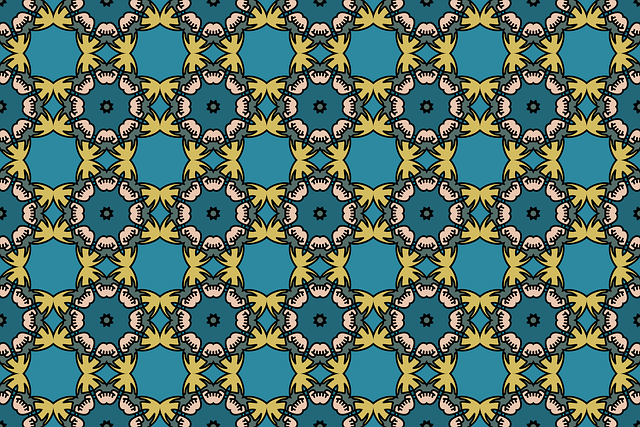 Free floral pattern tile pattern vintage tile pattern illustration