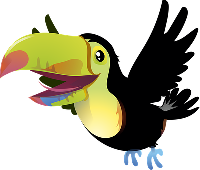 Free Toucan Bird vector and picture