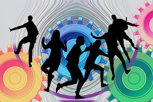 Free pleasure way of life community illustration