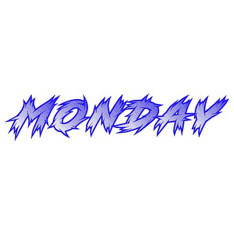 Free Monday Week illustration and picture