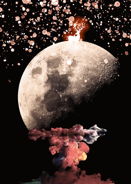 Free Moon Glitter photo and picture