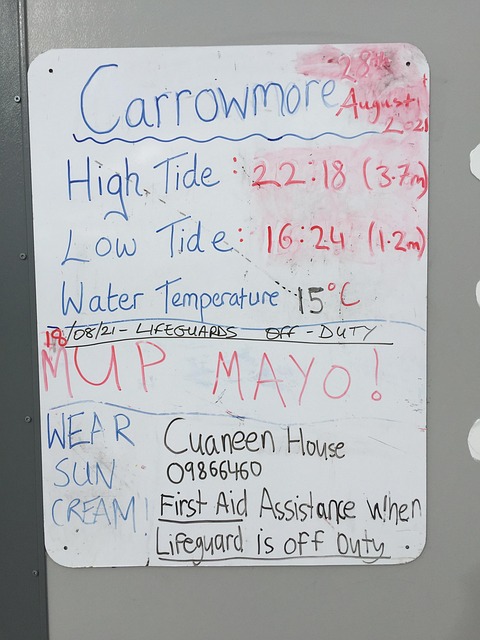 Free Beach Notice photo and picture