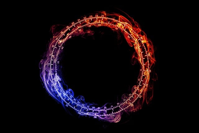 Free circles technology abstract illustration