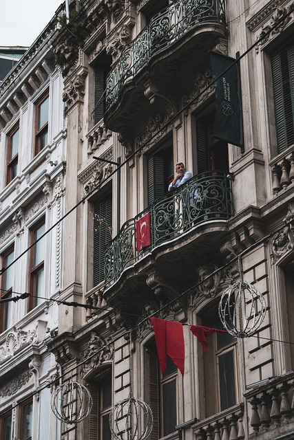 Gebäude, Balkon, Istanbul, Truthahn