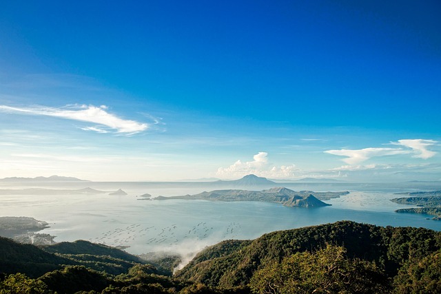 Taal, volcano, lake and islands — photo by marcparraphoto