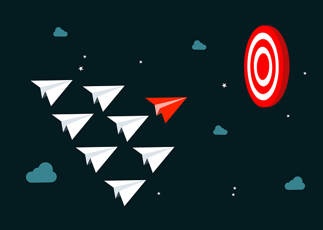 Free leadership motivation airplane vector