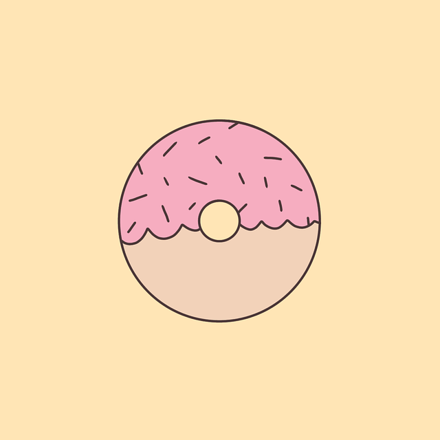Free donut dessert food illustration