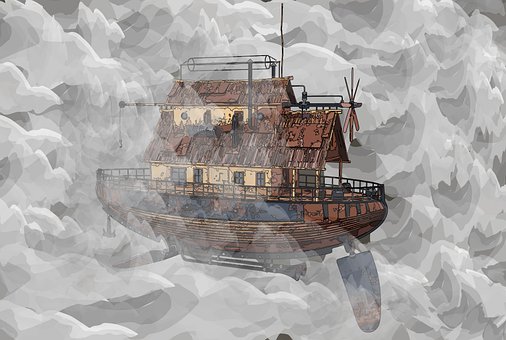 Kunst, Båd, Eventyr, Sejle, Tegning