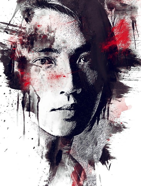 Download free HD stock image of Man Head Free man head portrait illustration