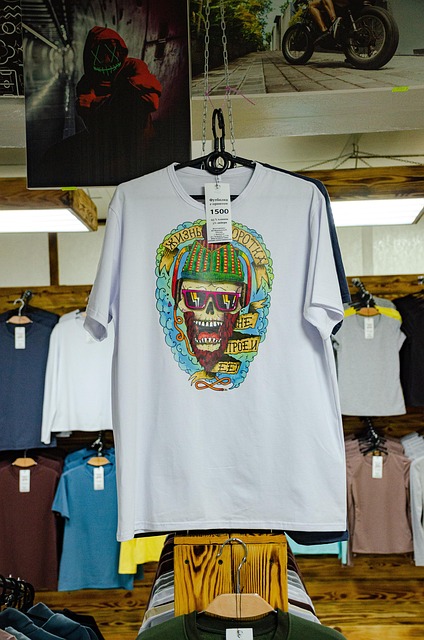 Impressão, Camisa, De Costura