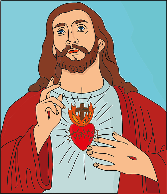 Free jesus church christ vector
