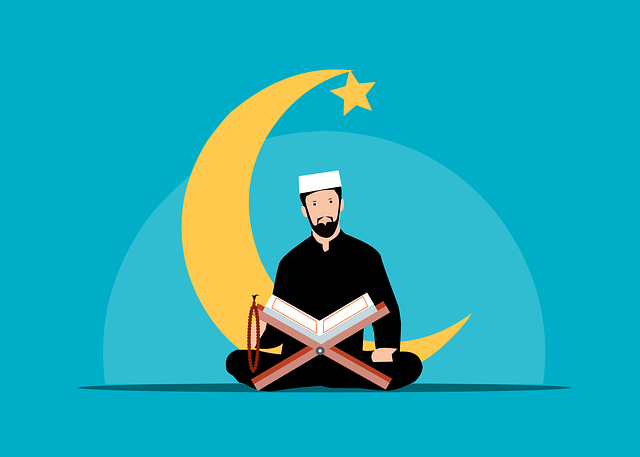 Free muslim ramadan quran vector