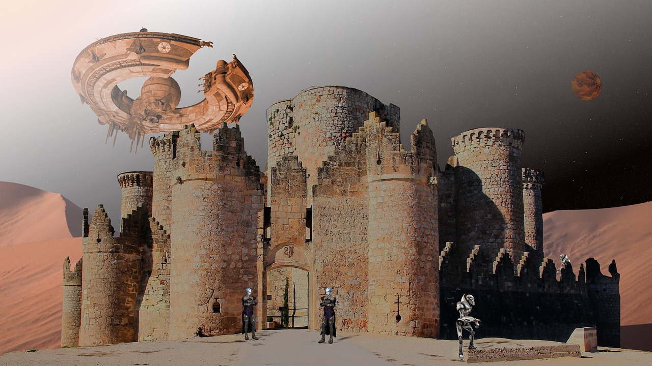 Castillo, Fortaleza, Edificio, Espacio