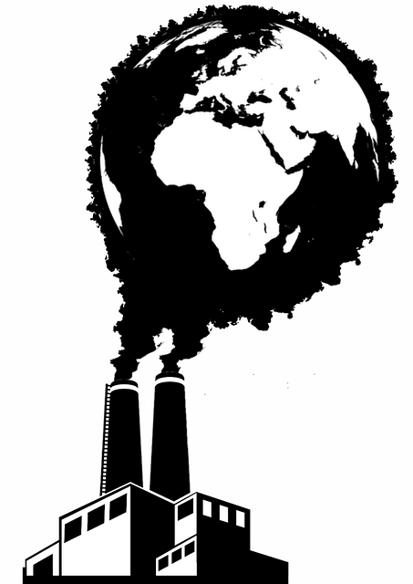 Free pollution factory industry illustration