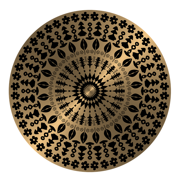 Download free HD stock image of Mandala Rosette Free mandala rosette pattern illustration