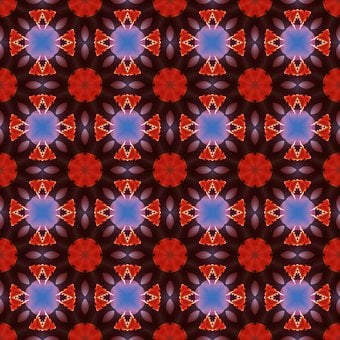 Arte, Floral, Patrón, Diseño