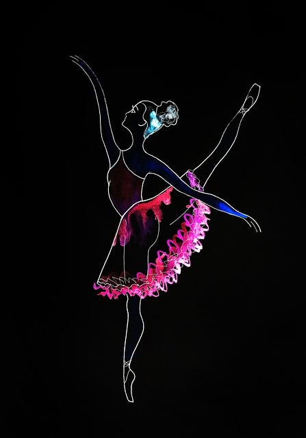 Free ballet dance ballerina illustration