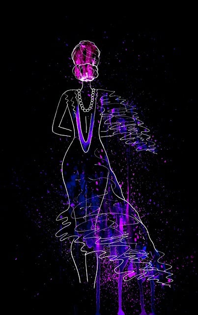 Free fashion art woman illustration