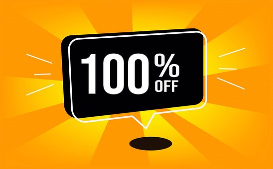 Free Discount 100 100 Off photo and picture