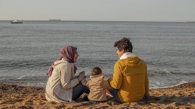 Free Family Beach photo and picture