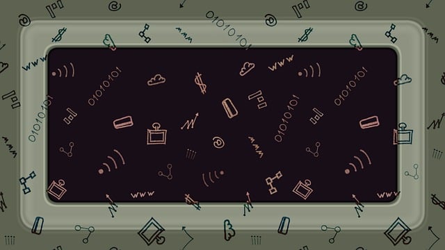 Free internet background wifi doodles art illustration