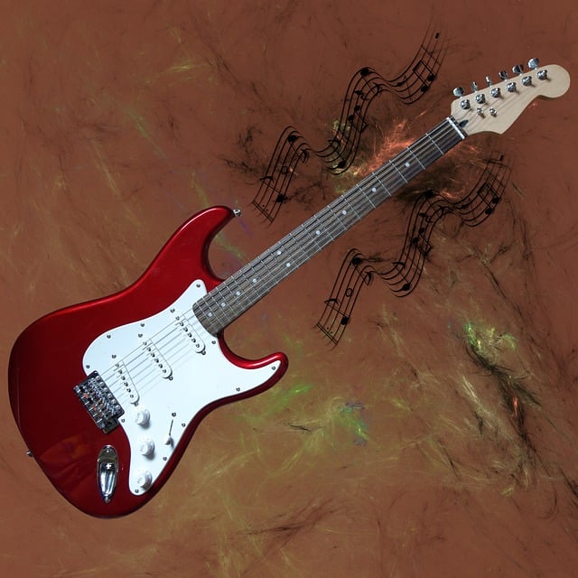 Free instrument electric guitar music illustration