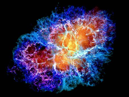Tåge, Supernova, Eksplosion, Plads